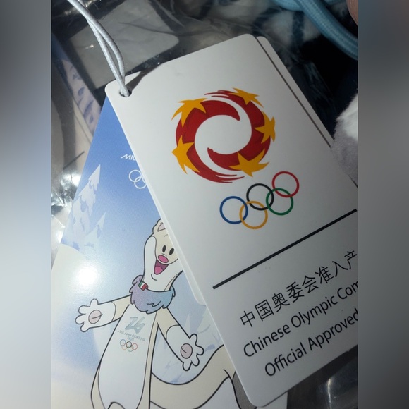 2026 Winter Olympics official mascot plush toy keychain bag pendant 5” - Picture 5 of 6